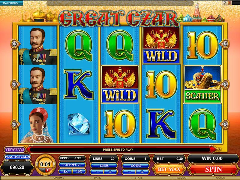 Игровой автомат «Great Czar» от казино Вулкан